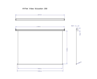 Avtek Ekran elektryczny Wall Electric 200 - 338033 - zdjęcie 3
